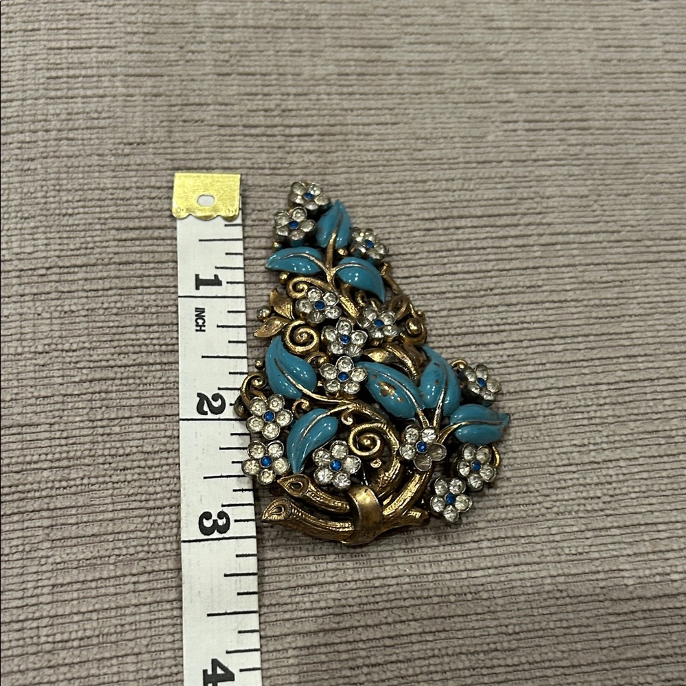 1939 crown Trifari rare clip brooch - Picture 6 of 6